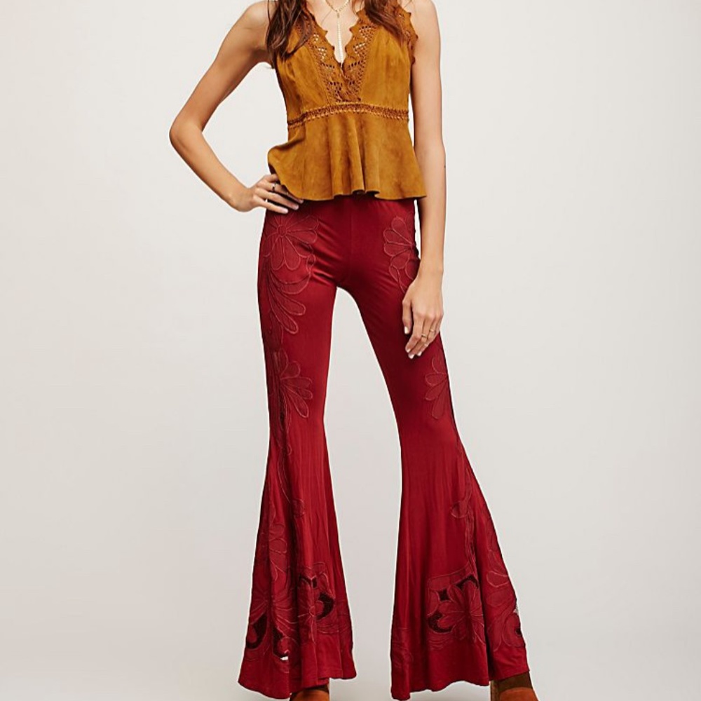 Free people lime squeeze pants small